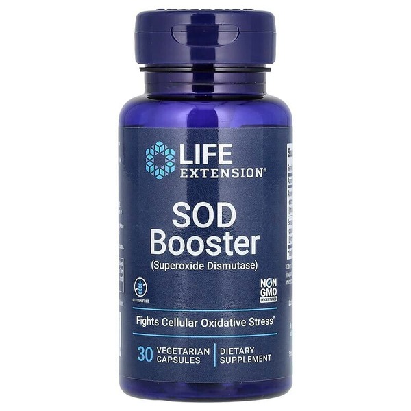 Натуральна добавка Life Extension SOD Booster, 30 вегакапсул