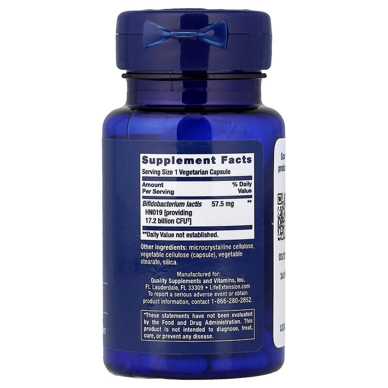 Пробіотики і пребіотики Life Extension FLORASSIST Probiotic Daily Bowel Regularity, 30 вегакапсул. Фото 2