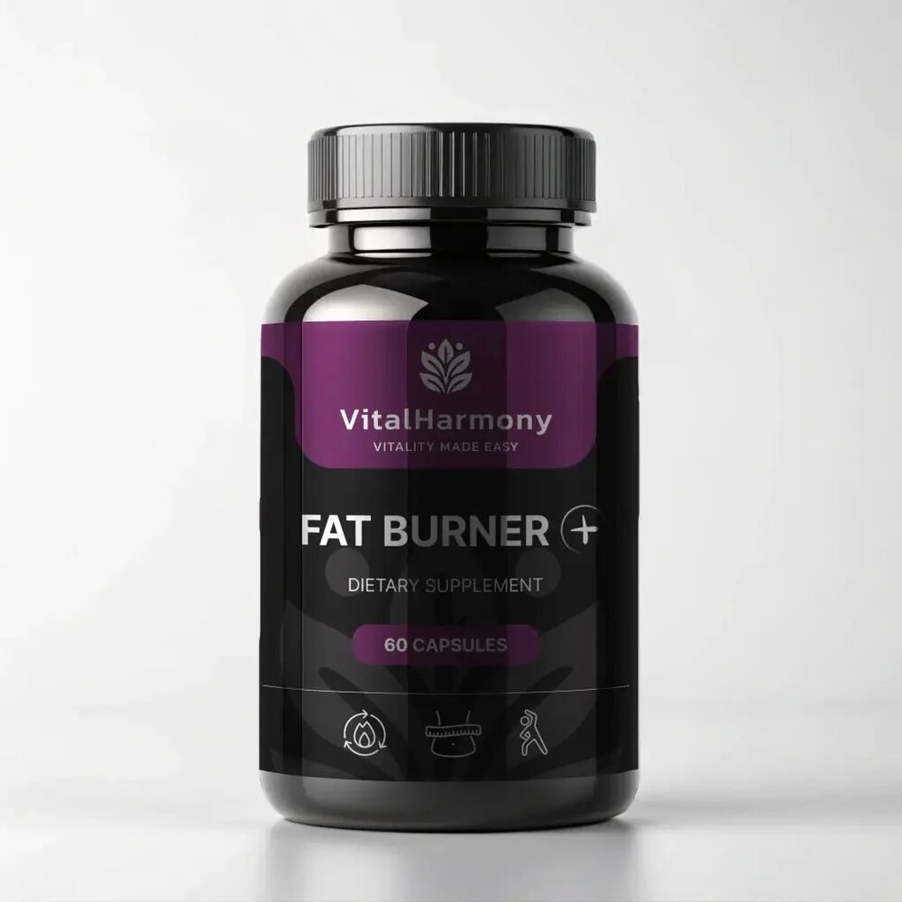 Нічний жироспалювач VitalHarmony Fat Burner Night, 60 капсул
