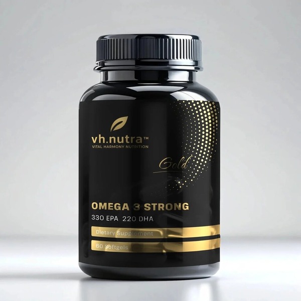 Омега-3 VitalHarmony Gold Omega 3 Strong, 60 капсул