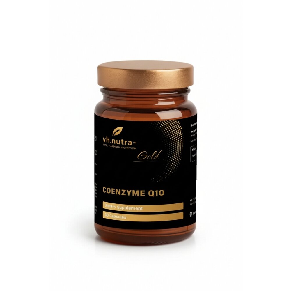 Антиоксидант VitalHarmony Gold Coenzyme Q10, 30 капсул для підтримки серця та енергії