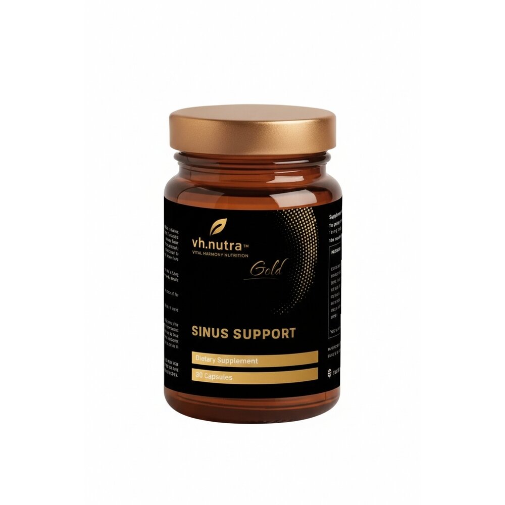 Натуральная добавка VitalHarmony Gold Sinus Support, 30 капсул