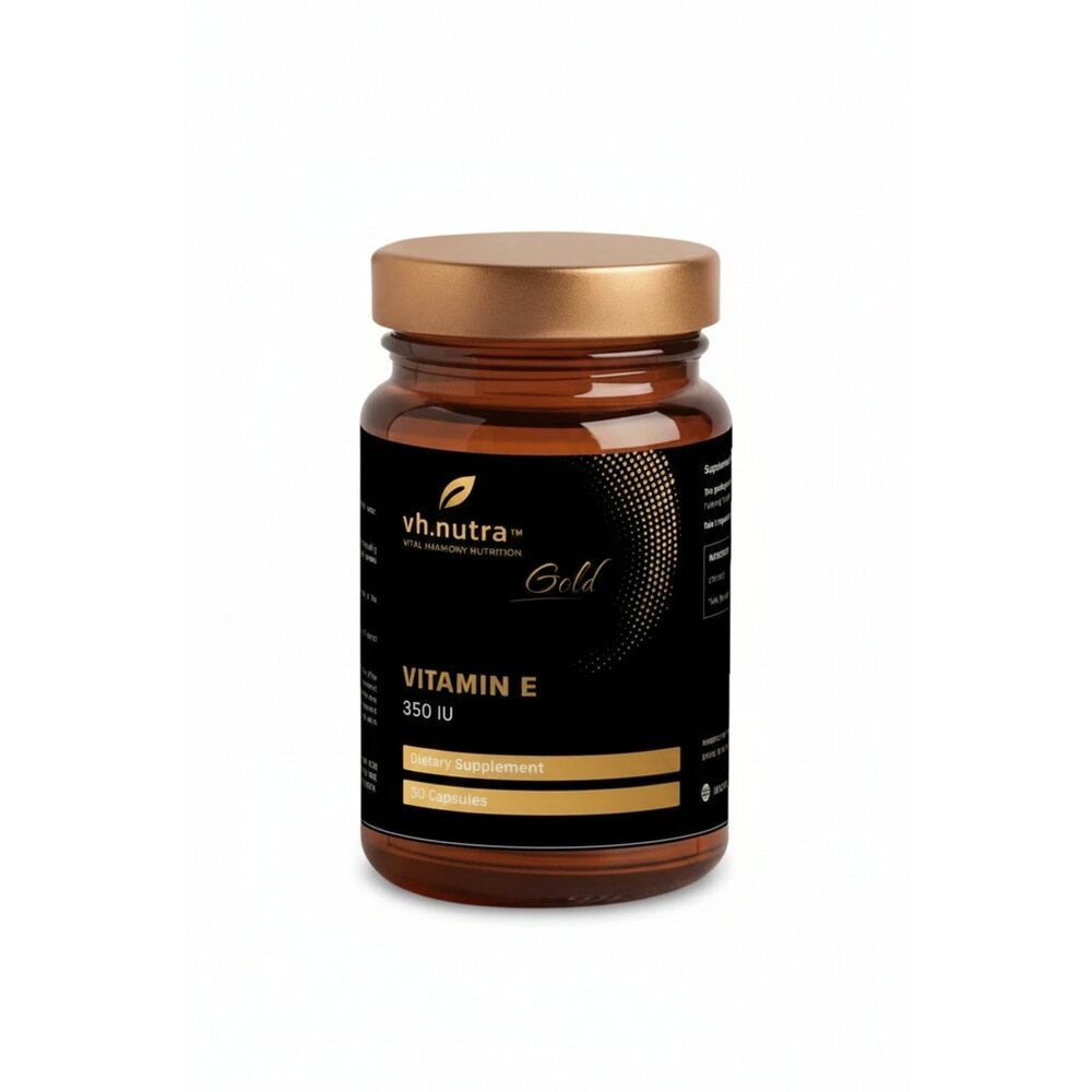 DL-альфа-токоферилацетат VitalHarmony Gold Vitamin E, 30 капсул