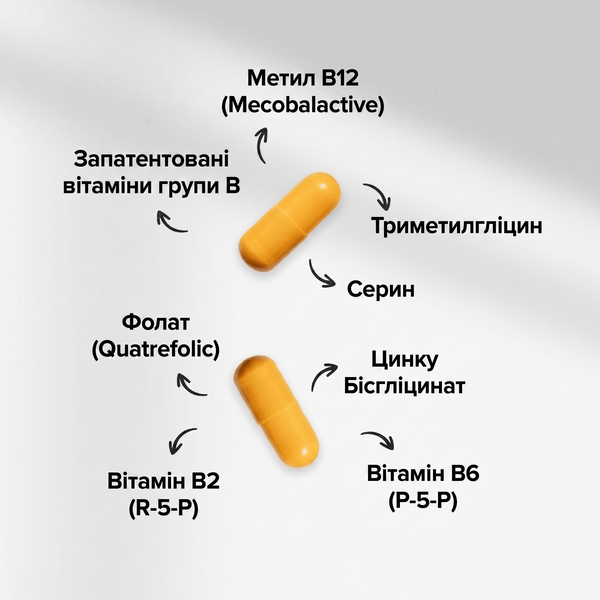 Витамины и минералы Orzax Ocean Methyl Balance, 60 капсул. Фото 3
