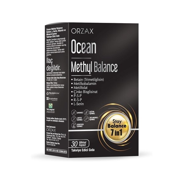 Витамины и минералы Orzax Ocean Methyl Balance, 60 капсул