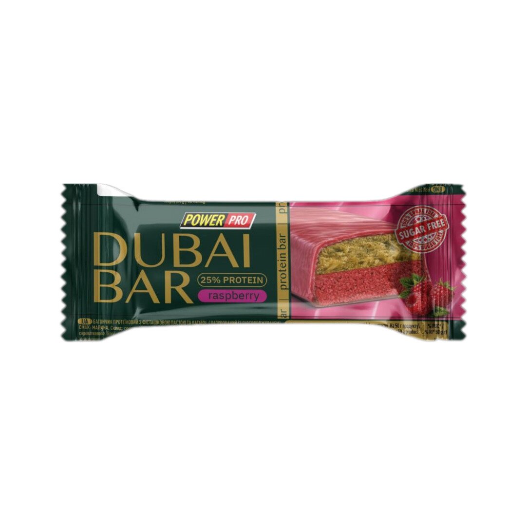 Батончик Power Pro Dubai Bar Sugar Free, 50 грам