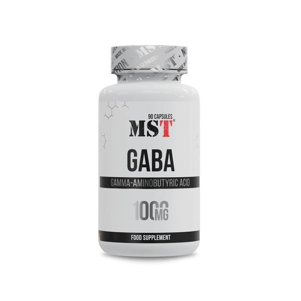 Гамма-аміномасляна кислота MST Nutrition GABA 1000, 90 капсул