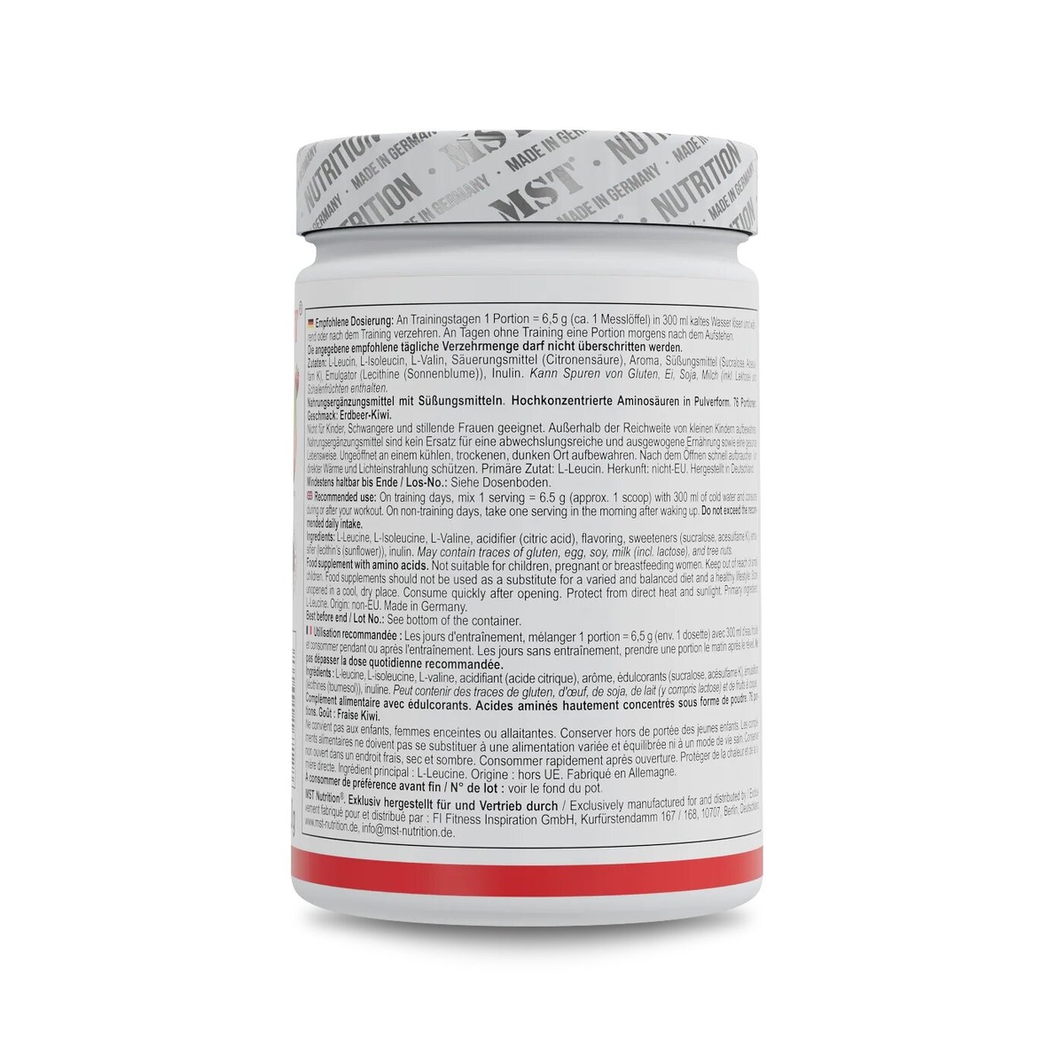 Аминокислоты MST Nutrition BCAA ZERO, 500 грамм. Фото 9
