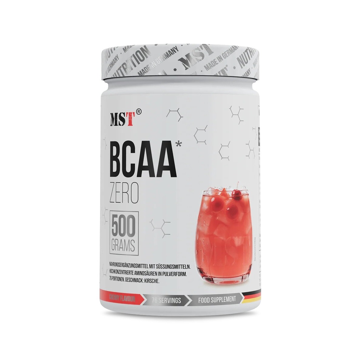 Аминокислоты MST Nutrition BCAA ZERO, 500 грамм