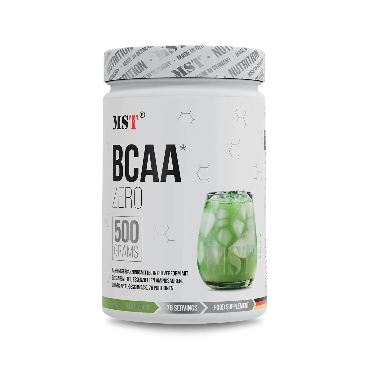 Аминокислоты MST Nutrition BCAA ZERO, 500 грамм. Фото 4