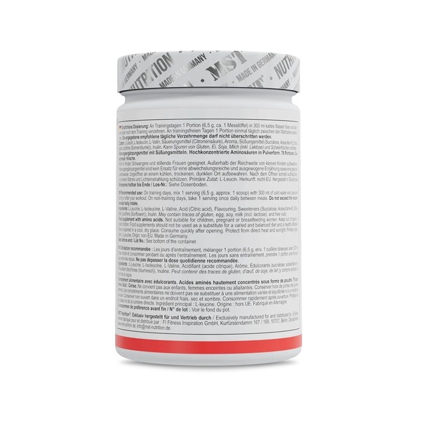Аминокислоты MST Nutrition BCAA ZERO, 500 грамм. Фото 3