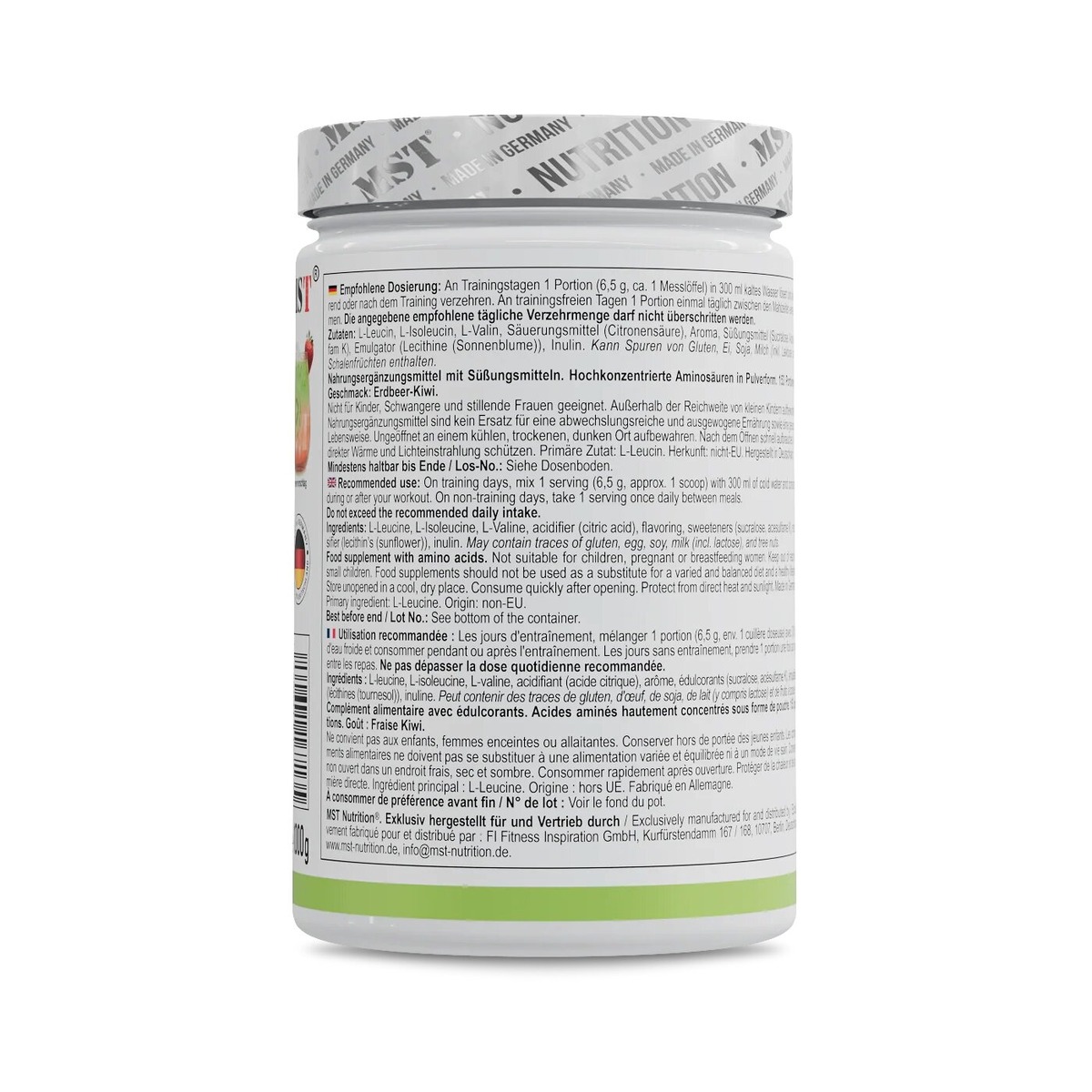Аминокислоты MST Nutrition BCAA ZERO, 1 кг. Фото 12