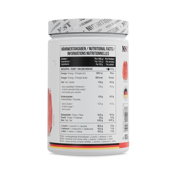 Аминокислоты MST Nutrition BCAA ZERO, 1 кг. Фото 5
