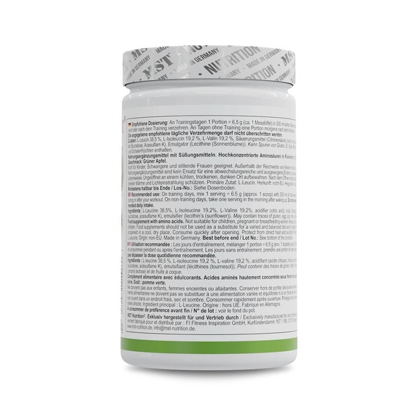 Аминокислоты MST Nutrition BCAA ZERO, 1 кг. Фото 9