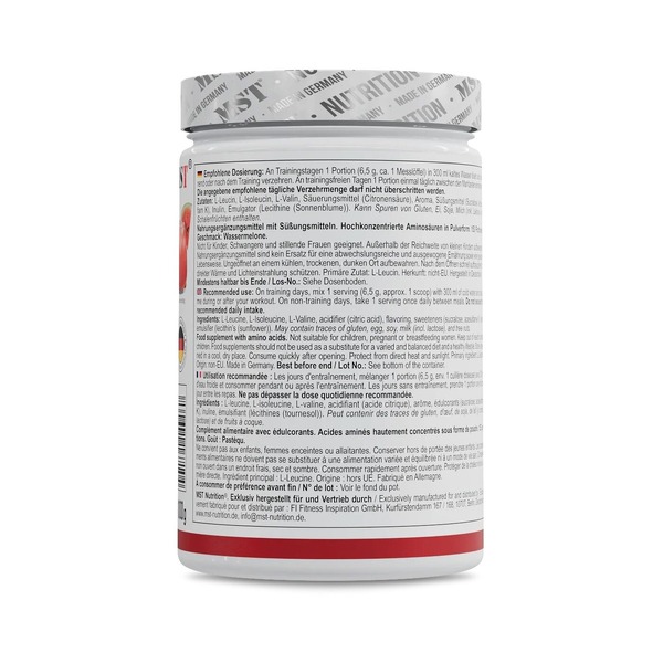 Аминокислоты MST Nutrition BCAA ZERO, 1 кг. Фото 3