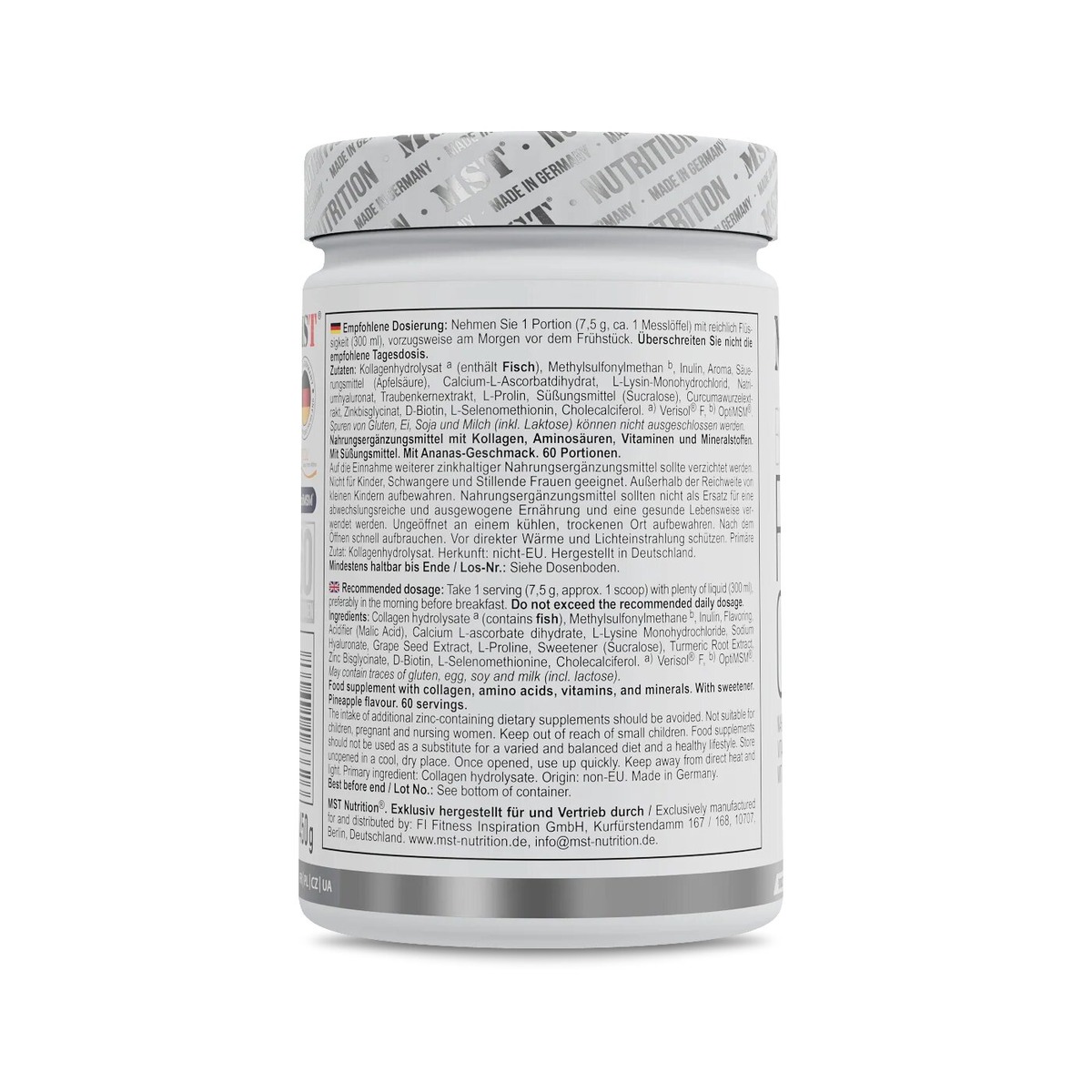Морський колаген MST Nutrition Fish Collagen Beauty, 450 грам. Фото 6