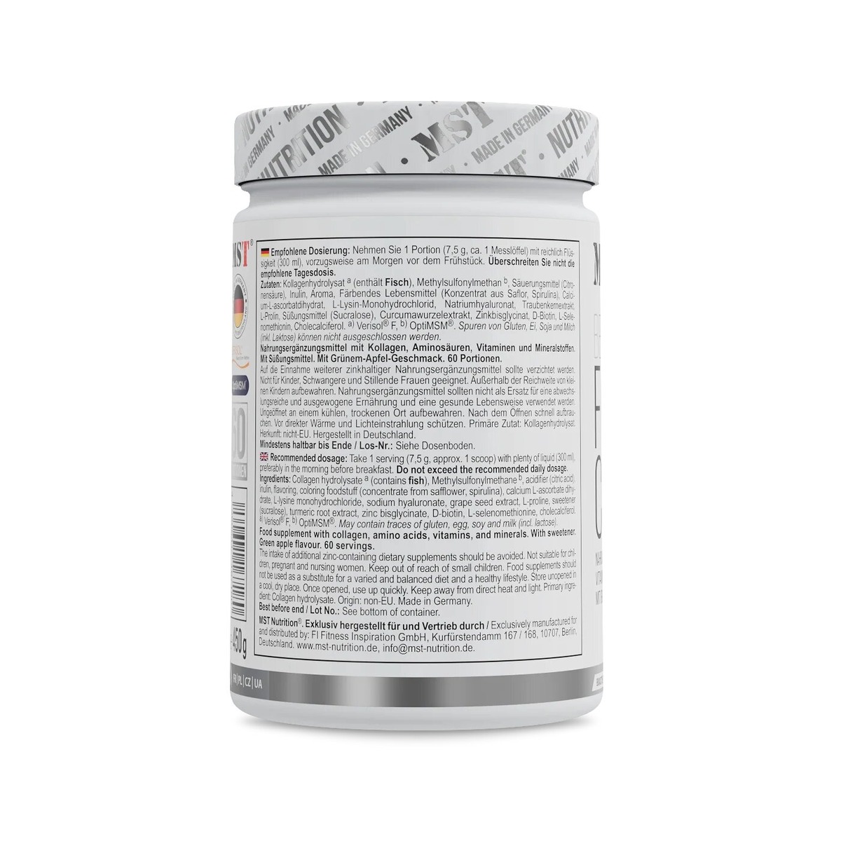 Морський колаген MST Nutrition Fish Collagen Beauty, 450 грам. Фото 3