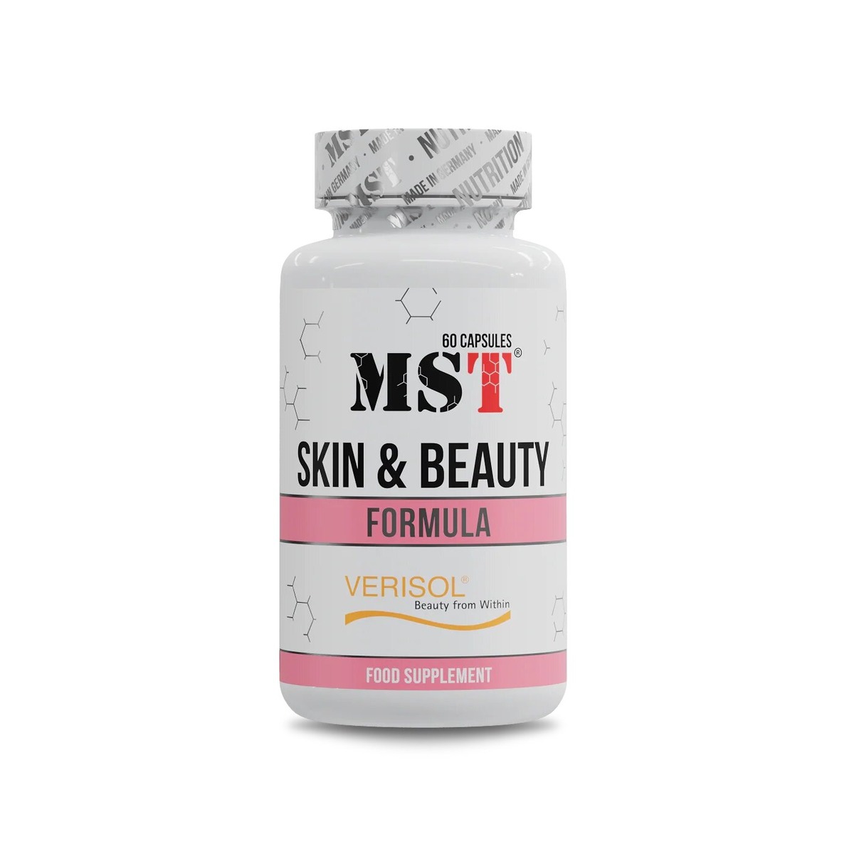 Колагенові пептиди MST Nutrition Skin Beauty Formula, 60 капсул