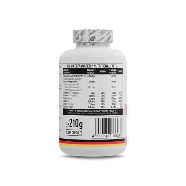 Коллагеновые пептиды MST Nutrition Skin Beauty Formula, 240 капсул. Фото 2
