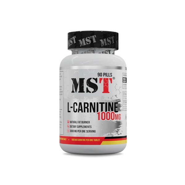 Жироспалювач MST Nutrition L-Carnitine 1000 mg, 90 таблеток