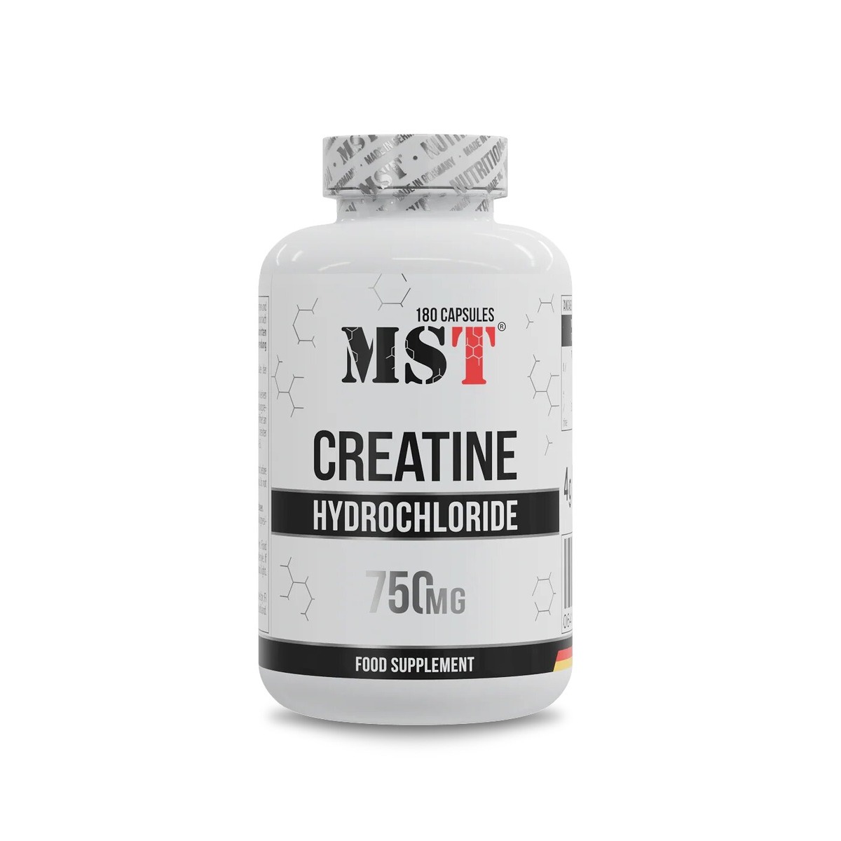 Креатин гидрохлорид MST Nutrition Creatine HCL, 180 вегакапсул