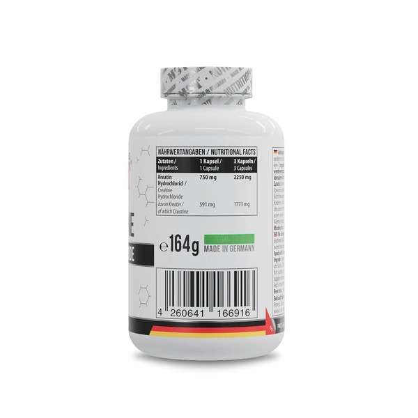 Креатин гидрохлорид MST Nutrition Creatine HCL, 180 вегакапсул. Фото 2