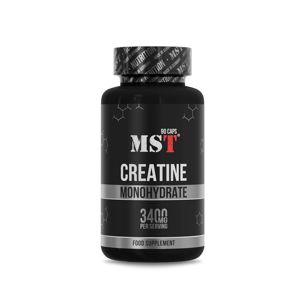 Моногидрат креатина MST Nutrition Creatine Monohydrate, 90 капсул