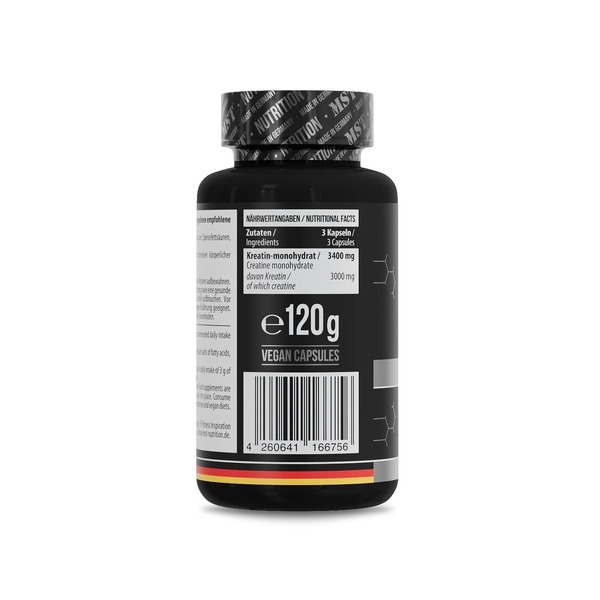 Моногидрат креатина MST Nutrition Creatine Monohydrate, 90 капсул. Фото 2