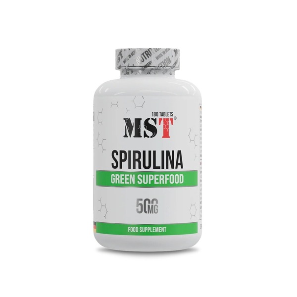 Спирулина MST Nutrition Spirulina, 180 таблеток
