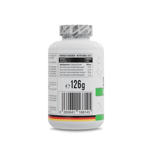 Спирулина MST Nutrition Spirulina, 180 таблеток. Фото 2
