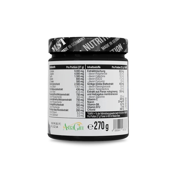 Предтренировочный комплекс MST Nutrition Neuro Pump, 270 грамм. Фото 2