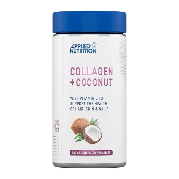 Морський колаген Applied Nutrition Collagen + Coconut, 180 капсул