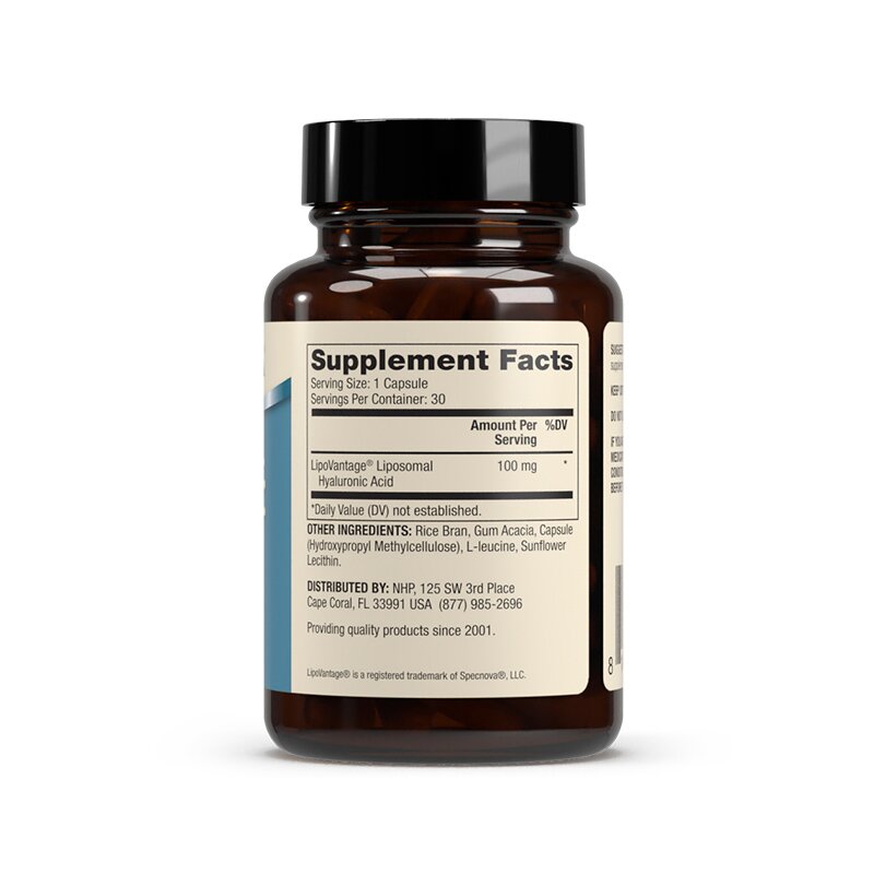 Гіалуронова кислота Dr. Mercola Liposomal Hyaluronic Acid 100 mg, 30 капсул. Фото 2