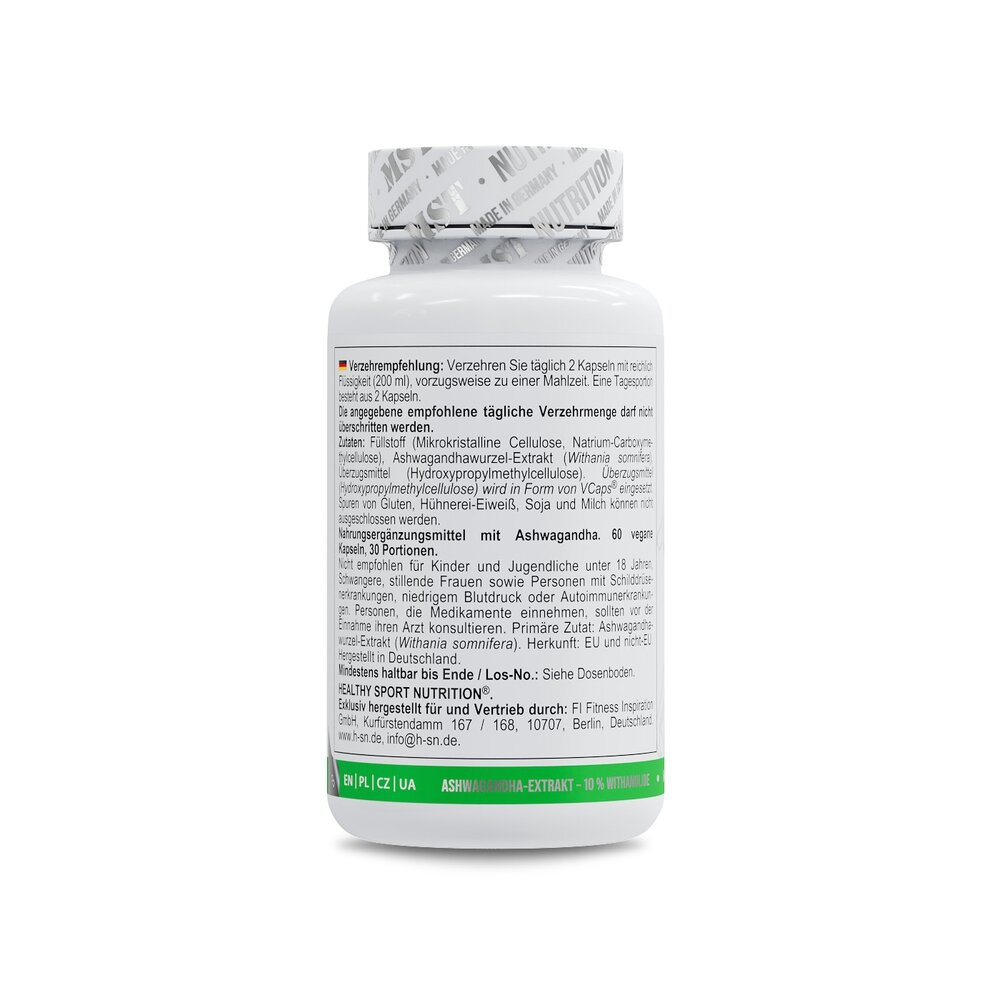 Екстракт ашваганди Healthy Ashwagandha 10%, 60 капсул. Фото 3