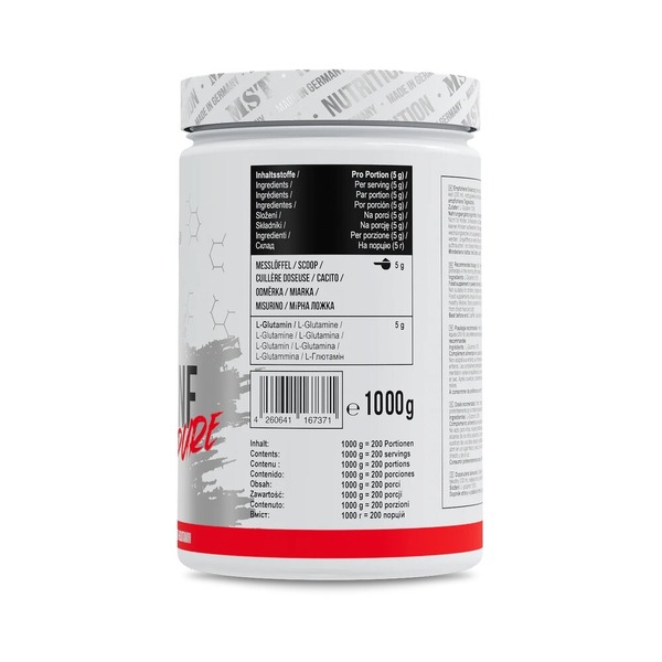 Глютамін MST Nutrition Glutamine Pure, 1 кг. Фото 2