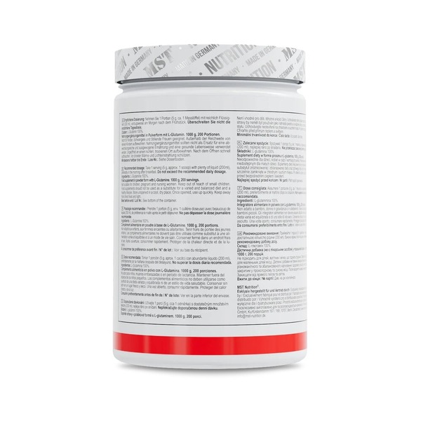 Глютамін MST Nutrition Glutamine Pure, 1 кг. Фото 3