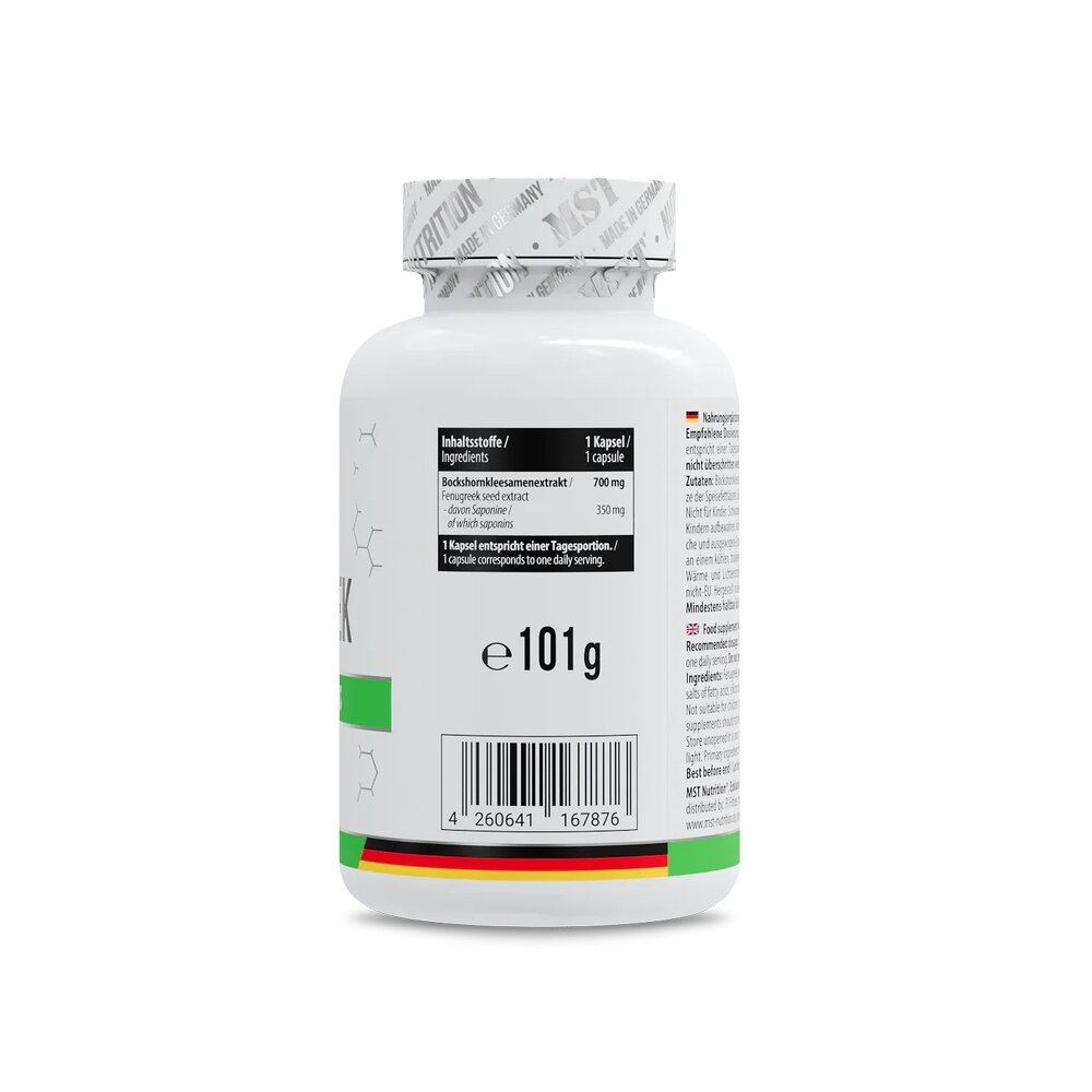Екстракт пажитника MST Nutrition Fenugreek, 120 капсул. Фото 2