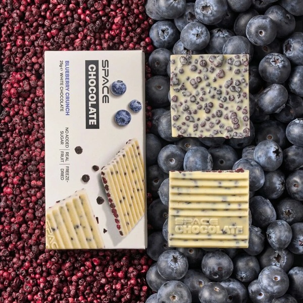 Білий шоколад Spacefood Space Chocolate Blueberry Crunch, 25 грам. Фото 3