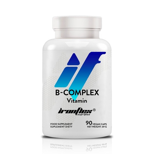 Комплекс витаминов группы B IronFlex Vitamin B Complex, 90 вегакапсул