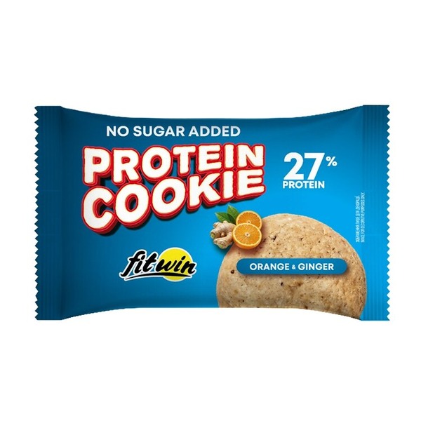 Блок протеїнового печива FitWin Protein Cookie 27%, 10*40 грамів. Фото 2