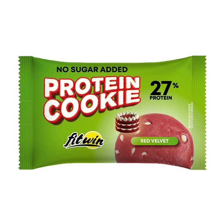 Блок протеинового печенья FitWin Protein Cookie 27%, 10*40грамм. Фото 2