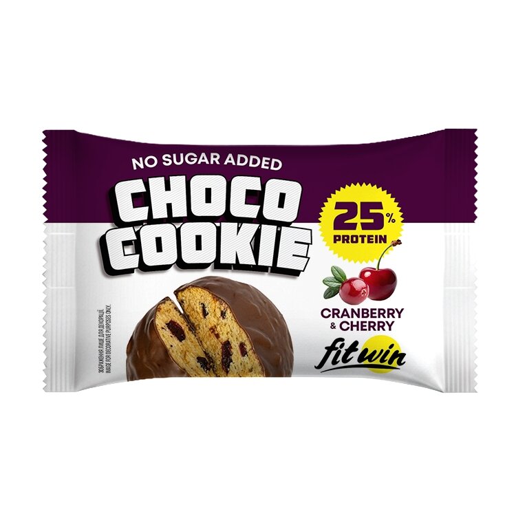 Протеїнове печиво FitWin Protein Cookie 25% Glazed, 40 грамів