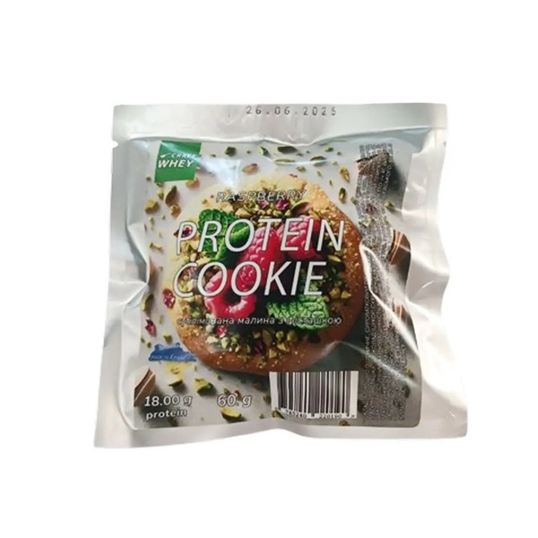 Протеиновое печенье Craft Whey Protein Cookie 60 грамм, Raspberry