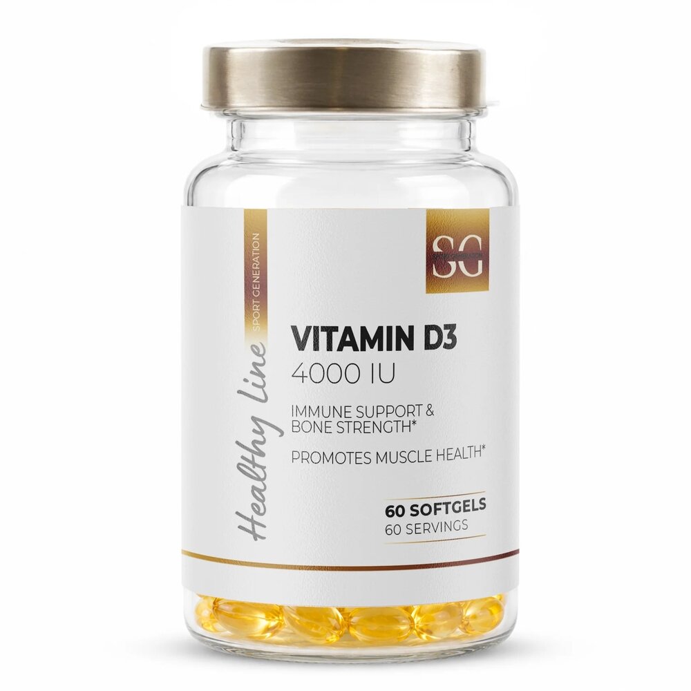 Витамин D3 Sport Generation Healthy Line Vitamin D3 4000 IU, 60 капсул