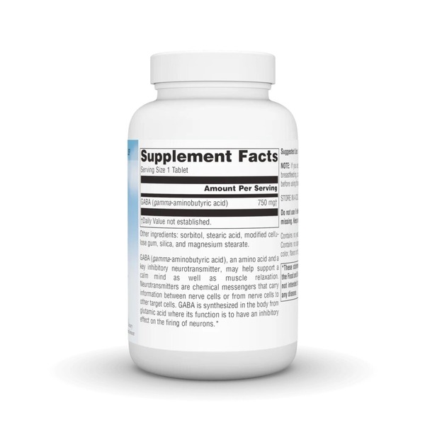 ГАМК Source Naturals Serene Science GABA 750 mg, 45 таблеток. Фото 2