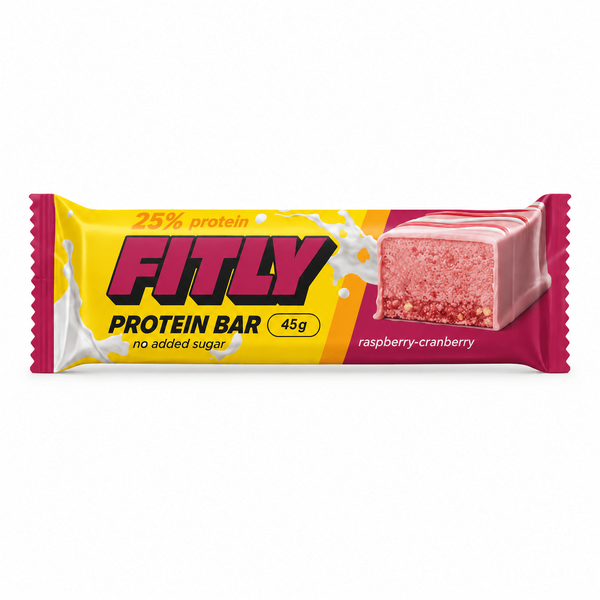 Протеїновий батончик Fitly Protein Bar 25% No Added Sugar, 45 грам. Фото 3