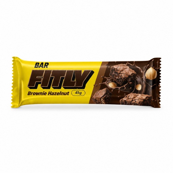 Углеводный батончик Fitly Bar No Added Sugar, 45 грамм