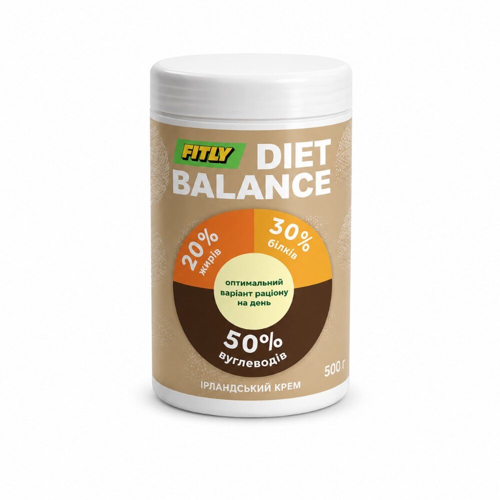 Функціональний коктейль Fitly Diet Balance, 500 грам. Фото 2