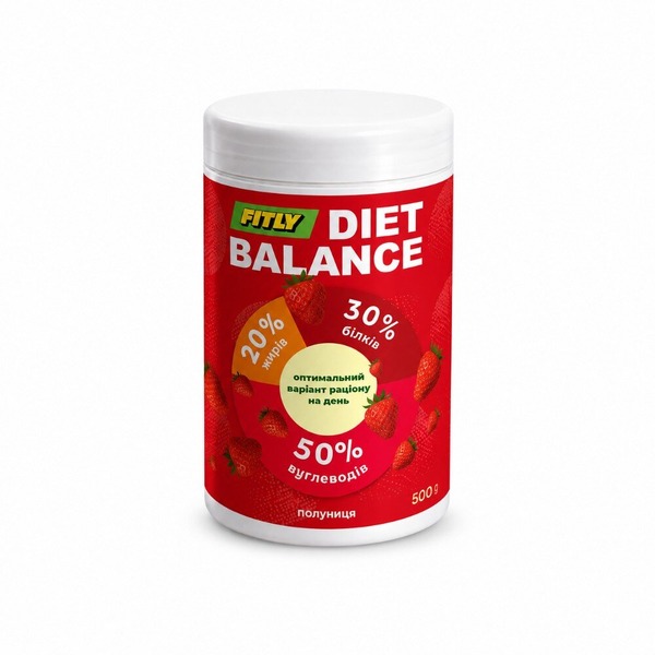 Функціональний коктейль Fitly Diet Balance, 500 грам. Фото 3