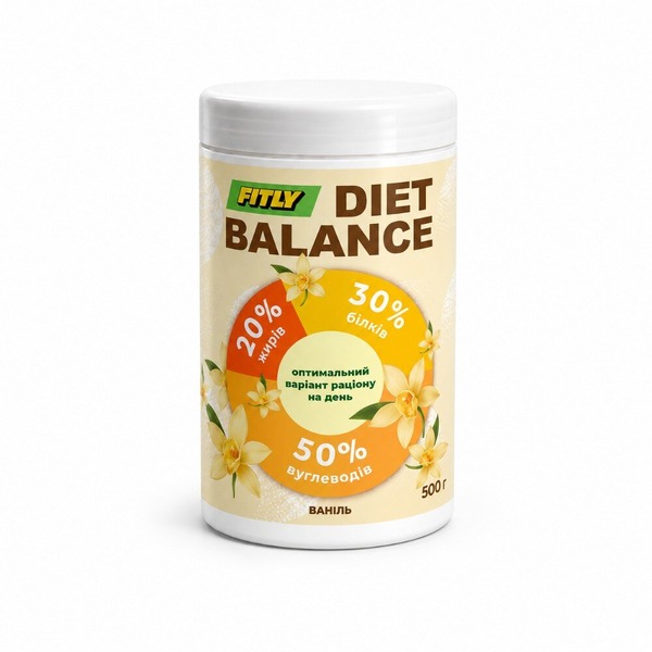 Функціональний коктейль Fitly Diet Balance, 500 грам